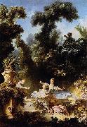Jean-Honore Fragonard The Progress of Love: The Pursuit oil painting